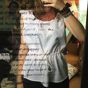 Beautiful embroidered white blouse